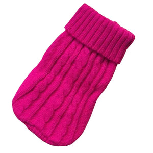 Dog Winter Clothes Knitted Pet Clothes For Small Medium Dogs