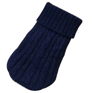 Dog Winter Clothes Knitted Pet Clothes For Small Medium Dogs