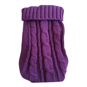 Dog Winter Clothes Knitted Pet Clothes For Small Medium Dogs